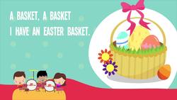 Easter Basket Song | Kids Song | Easter Song | Lyrics | Nursery Rhyme Instructional Video