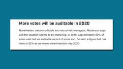 Election security concerns ahead of the 2020 presidential election Instructional Video