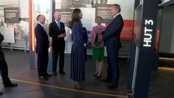 The Duchess of Cambridge visits D-Day Exhibition at Bletchley Park News Clip