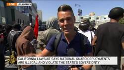California seeks court order to stop Trump’s troop deployment to Los Angeles News Clip