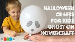 DIY Halloween Craft: Ghost on Hovercraft Instructional Video