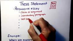 Thesis Statements Instructional Video