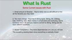Rust Programming 2023 - A Comprehensive Course for Beginners - Issues with Rust Instructional Video