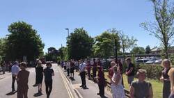 NHS staff pay respects to hospital porter who died with Covid-19 News Clip