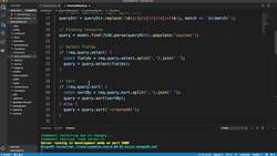 Node.js API Masterclass with Express and MongoDB - Advanced Results Middleware Instructional Video