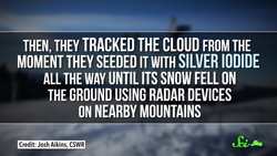 Let it Snow The First Direct Measure of Cloud Seeding SciShow News Instructional Video