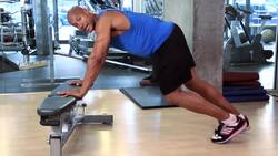 How to Do an Inclined Press-Up at the Gym Instructional Video