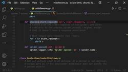 Web Scraping Tutorial with Scrapy and Python for Beginners - Middleware Instructional Video