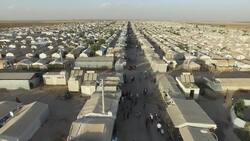 Resilience: Drones Reveal The Struggle North African Refugees Face Stock Footage