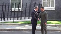 Zelensky arrives in Downing Street to address Cabinet News Clip