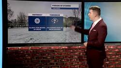 Cold temperatures and winds tonight, rain and possible snow arrive Thursday night News Clip