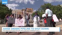 Judge Orders Temporary Shutdown Of Dakota Access Pipeline News Clip