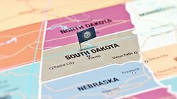 South Dakota from USA States Stock Footage