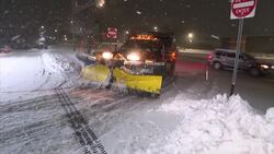 Snow accumulating in Eastern Orange County, road conditions worsening News Clip