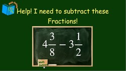 Help! I need to subtract these Fractions! | Math Defined with Mrs C Instructional Video
