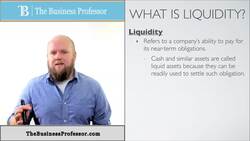 Understanding Liquidity, Cash, and Cash Equivalents in Accounting Instructional Video