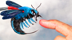 How Does the Sting of a Blue Bee Compare to Other Stinging Insects? Instructional Video