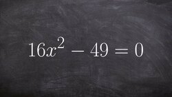 Learn how to find the solutions when factoring using the difference of two squares Instructional Video