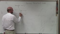 What are the Angle Relationships for Parallel Lines and a Transversal Instructional Video