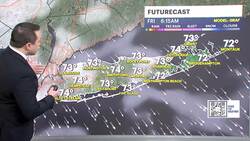 Nice and comfortable today ahead of brief rain chances this weekend News Clip