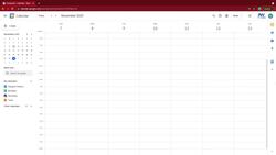 Navigating Google Calendar interface Instructional Video