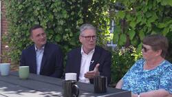 Starmer and Streeting visit GP surgery in the East Midlands News Clip