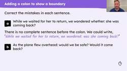 Colons: second function Instructional Video