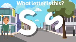 Phonics - sound of S. ESL Videos for beginners, for teachers, for English learning Instructional Video