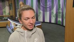 Simona Halep interview after winning Wimbledon News Clip