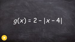 Find the critical values of an absolute value function Instructional Video