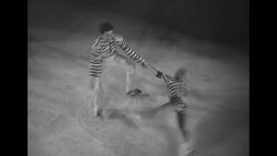 Dick Button makes pro debut at the preview of Ice Capades for 1953 in Atlantic City, NJ News Clip