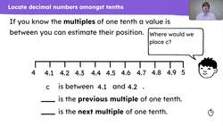 Round a decimal number with hundredths to the nearest tenth Instructional Video