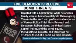 U.S.: Bomb Threat To Five Democratic Lawmakers On Thanksgiving | Full Detail News Clip