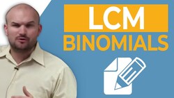 Learn how to find the lcm of two binomials Instructional Video