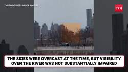 SHOCKING! U.S. Chopper Falls Apart Midair, Crashes Into Hudson River & Explodes In NYC, 6 Dead News Clip
