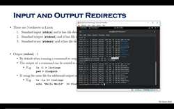 Complete Linux Training Course to Get Your Dream IT Job - Input and Output Redirects (>, >>, <, stdin, stdout, and stderr) Instructional Video