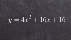 Solve using the perfect square trinomial factoring technique Instructional Video