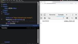 HTML CSS and JavaScript for Beginners - A Web Design Course - Solution: JavaScript Fetch. Instructional Video