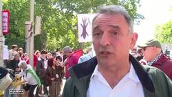 Protesters in Madrid and Paris show solidarity with Palestinians in Gaza News Clip