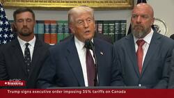 Trump increases tariff on Canada to 35%, White House says News Clip
