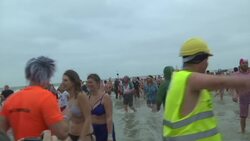 Annual New Year's dive in Ostend Instructional Video