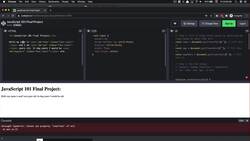 Learn JavaScript from Scratch JavaScript for Everyone - Final Project Instructional Video