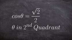 How do the constraints tell us which quadrant our angle should lie in Instructional Video