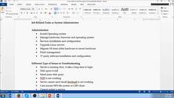 Complete Linux Training Course to Get Your Dream IT Job - Linux Administrator Job Duties Instructional Video