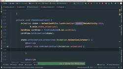 Comprehensive Android Developer Bootcamp - Adding Animation Listener Red Background Instructional Video
