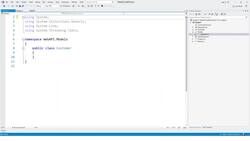 ASP.NET 6.0 - Build Hands-On Web Projects - Create the Customer Model Class Instructional Video