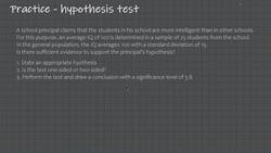 Statistics & Mathematics for Data Science and Data Analytics - Practice: Hypothesis Test Instructional Video