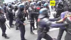 Police make 295 arrests as 'Block everything' movement sweeps France News Clip