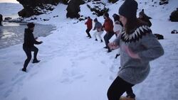 CLEAN : Icelanders take a freezing dip for their health in 'cold therapy' classes News Clip