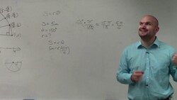 Pre calc unit 3 Learn how to find the missing radius given arc length and theta in degrees Instructional Video